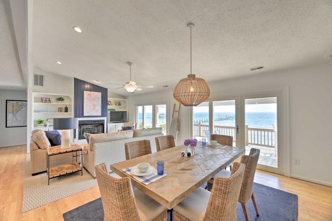 Waterfront Harkers Island Home Sunset View And Dock 외부 사진