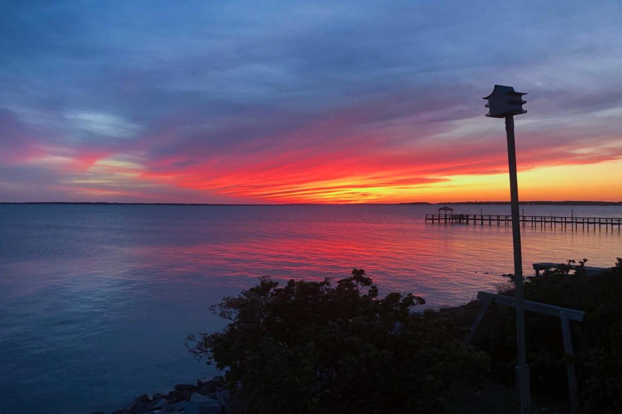 Waterfront Harkers Island Home Sunset View And Dock 외부 사진